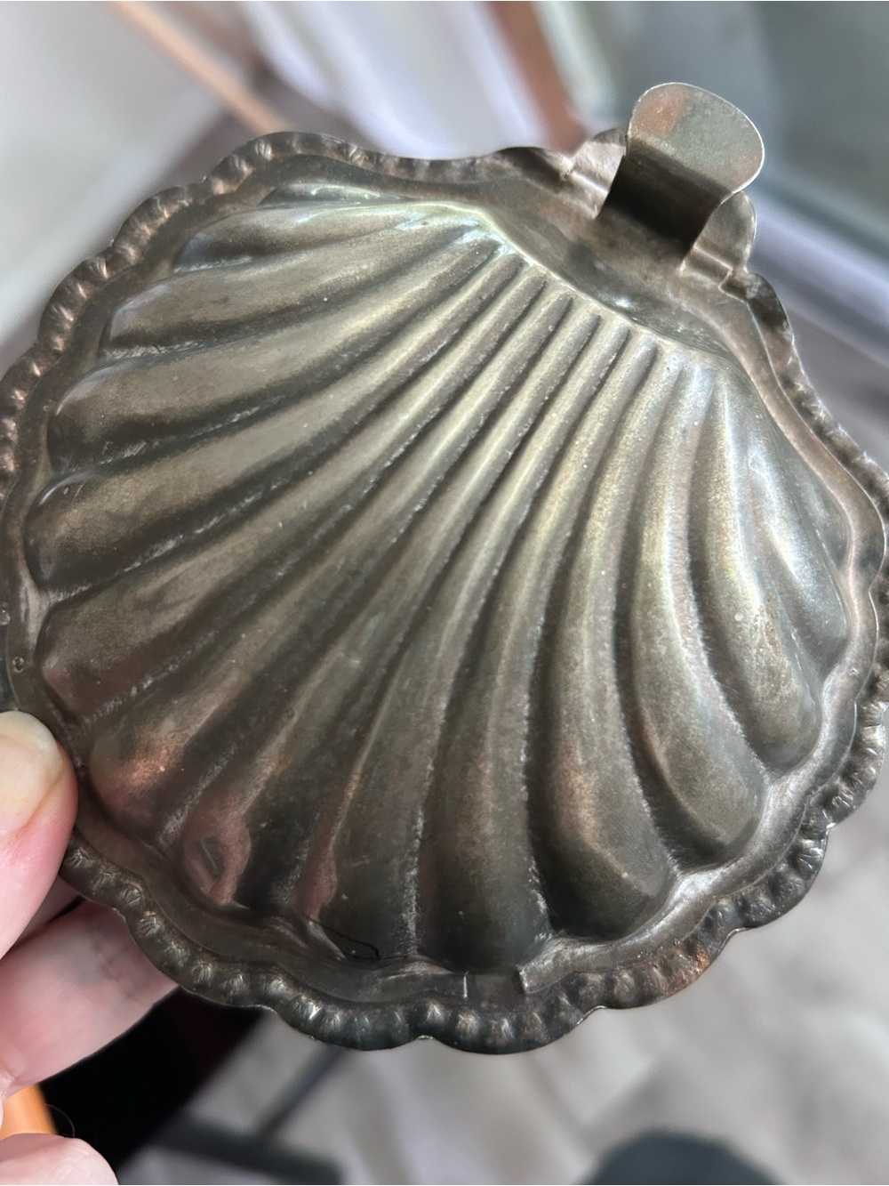 Vintage Silver Plate Clam Dish